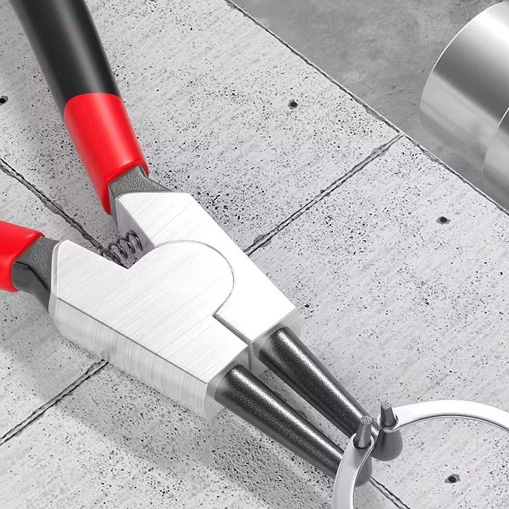 1 Stück 5/7/9 Zoll Zange mit gerader Spitze zum Entfernen, Einbauen, Abziehen von Sicherungsringen, Wellen