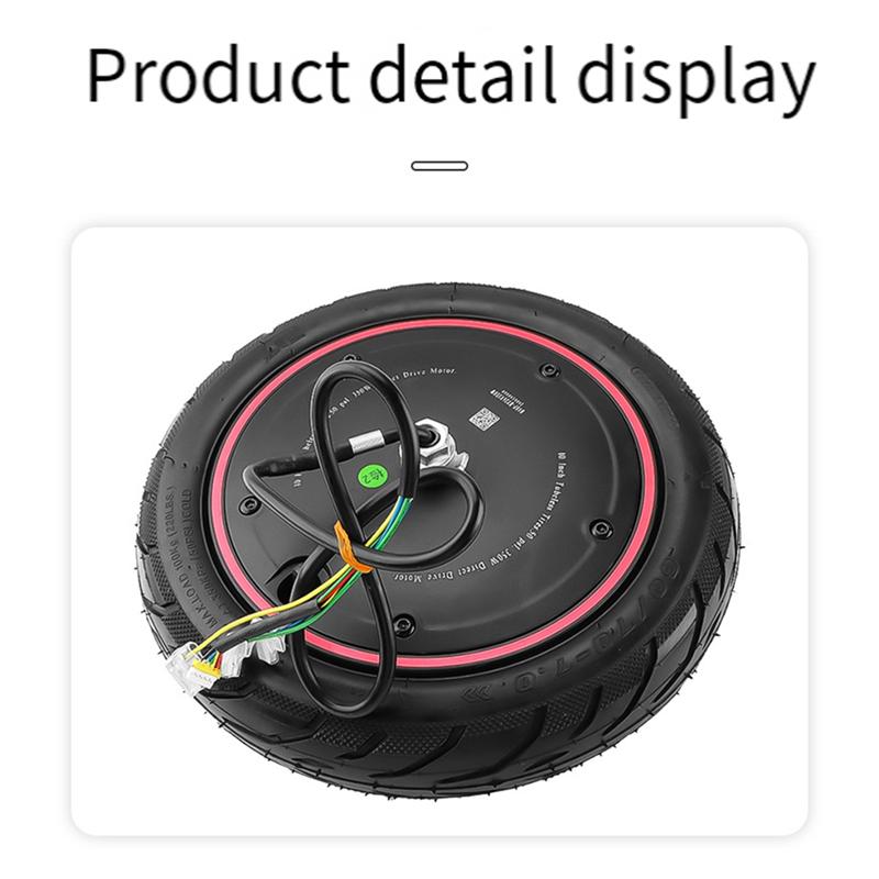 AUTO 36V 350W Elektrický motorový sestava předního kola pro koloběžku Xiaomi 4 Pro Kickscooter 10 palců Vakuové pneumatiky Díly