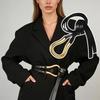 Pu Leather Decorative Buckle Belt Vintage Lady's Knotted Belt  Apparel Accessories