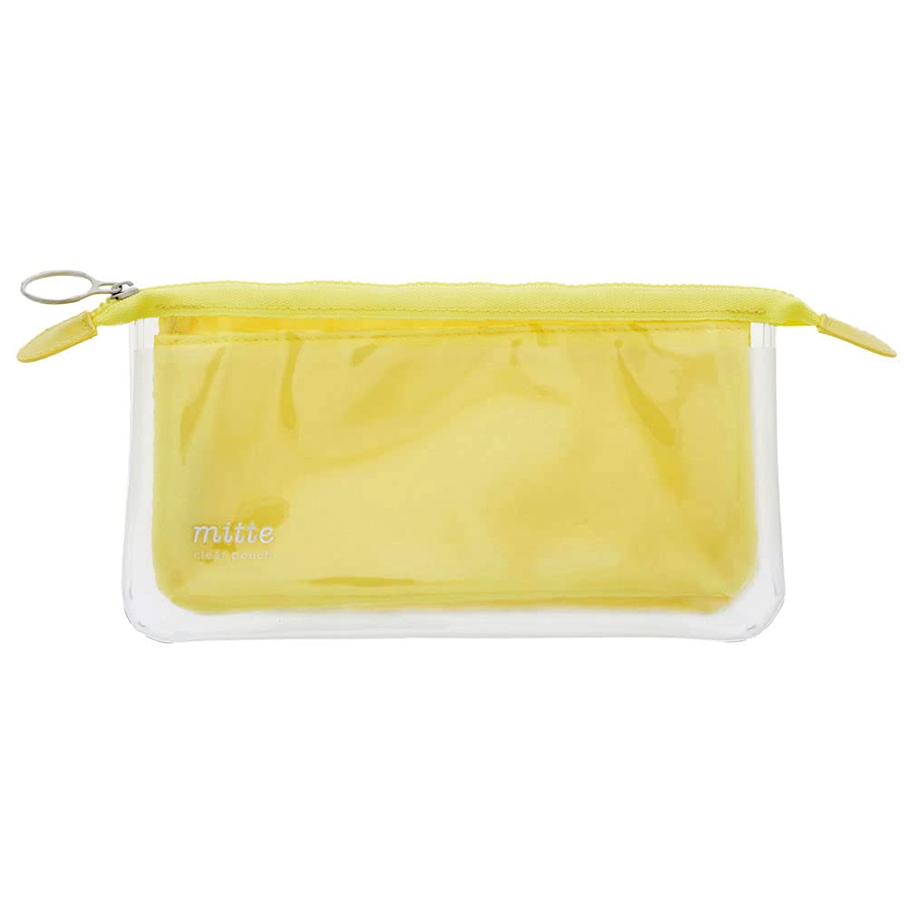 Кейс для карандашей Sunstar Stationery Mitte Flat Clear, Светло-желтый, S2314444