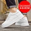 Herren Echtleder Erhöhungsschuhe Versteckte Absätze Bequem Atmungsaktiv Höhenerhöhende Schuhe 4/6/8CM Lässige Sneaker Größe 36-44