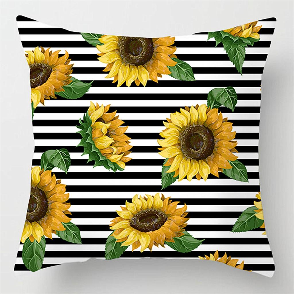 Summer Sunflower Cushion Cover Home Decor Pillowcase Pillowcase