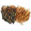 1meter/Lot Natural Pheasant Feather Trims Fringe Rooster Feathers Peacock Pluma Ribbons for Crafts  DIY Decor for Clothes Sewing