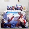 New Print League of Heroes Bedding Set Printed Bed Set With Pillowcase Bed Duvet Cover Soft Single Double Queen Super King Size