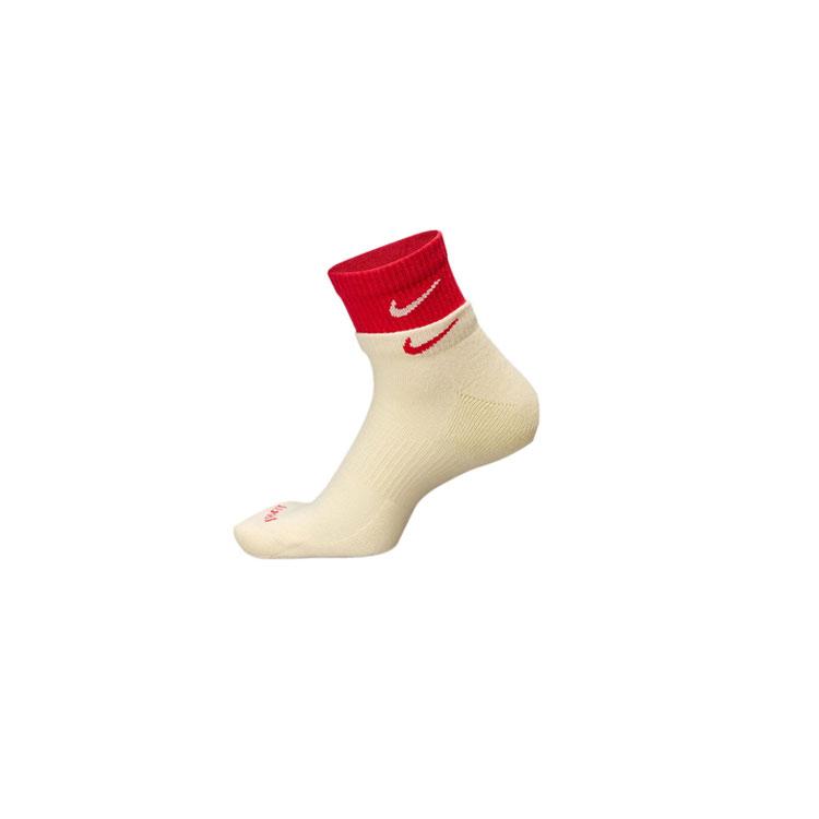 Nike Everyday Plus Ankle Socks Unisex 1 Pack Coconut Milk DH4058-113 24-26