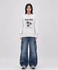 MONSTER REPUBLIC Daisy Flower Gray Sweatshirt Melange Gray_9129