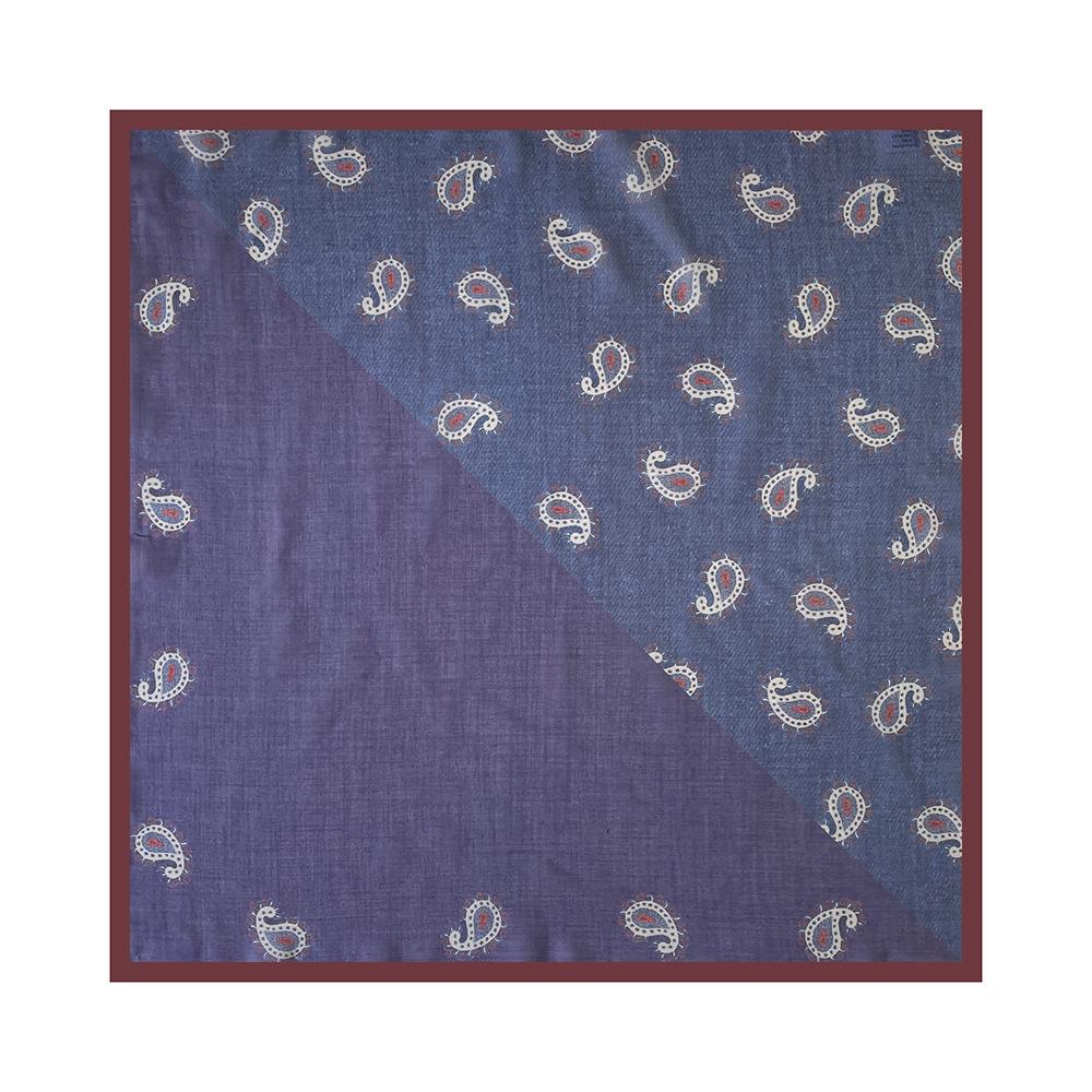 Oil Painting Retro Literary Silk Scarf Cotton Square Scarf Versatile Cashew Nut Silk Scarf 70 Square Scarf Elegant Decorative Waist Seal Belt Scarf