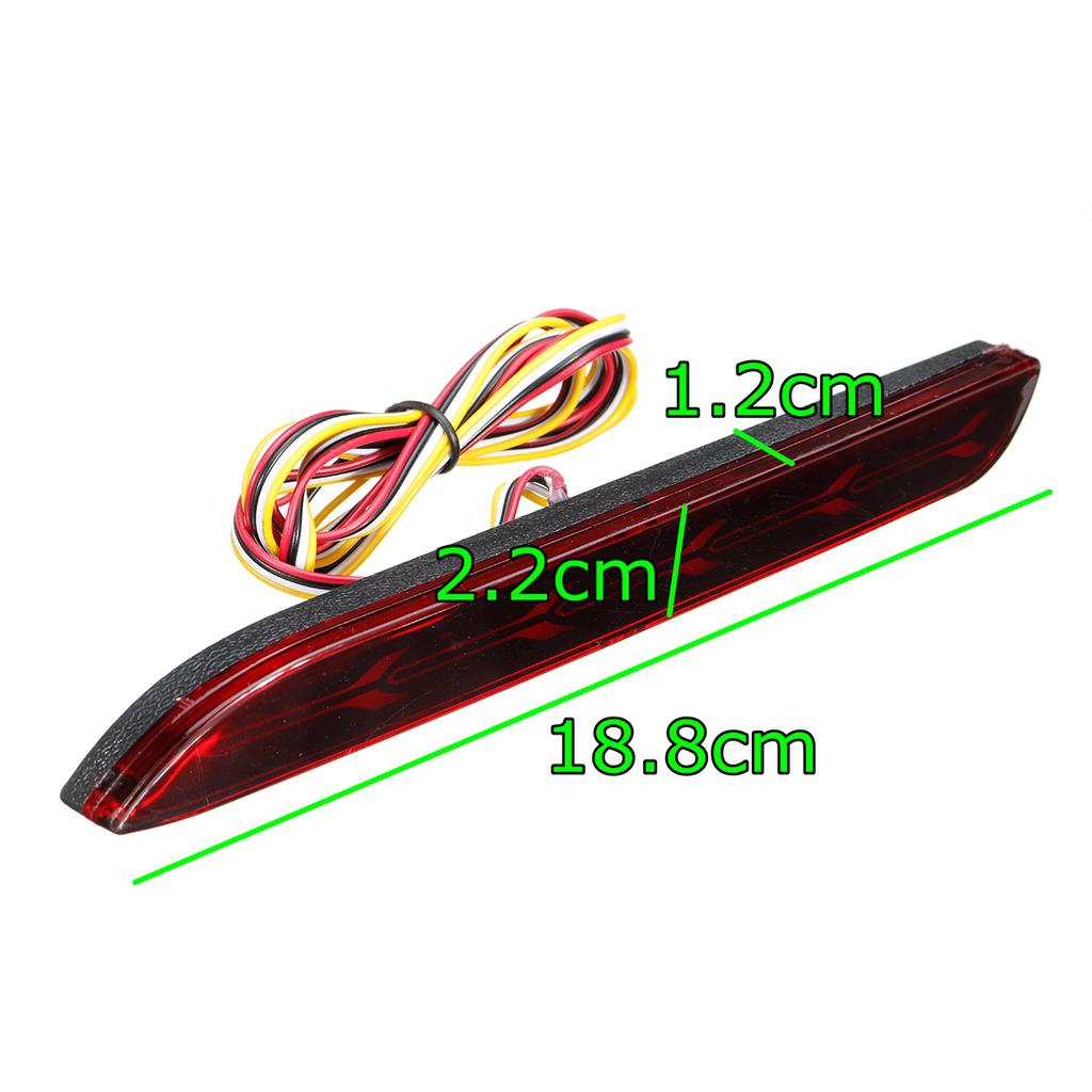2x for TOYOTA RAV4 Black Smoked Lens LED Bumper Reflector Tail Brake Stop Light