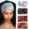 Breites Kopftuch, Stirnbänder für Frauen, elastische Bänder, Mädchen, Haar-Accessoires, Yoga, Laufen, Reisen, Druck, Turban, Verband