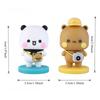 Cute Bubu Dudu Panda Bear Doll Cartoon Yier Bubu Souvenir Kawaii Small Gift Miniatures Animal Toy Home Decoration Birthday Gift