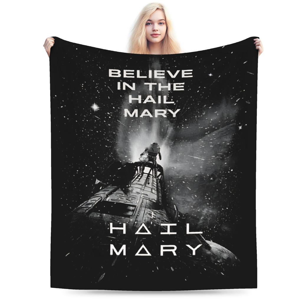 Rockys Project Hail Mary Fists My Bump Aliens Comic Blanket Fleece Air Conditioning Throw Blanket for Sofa Bedroom Bedspread