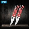 WXCOO Fruit Folding Knife Non-slip handle Kitchen Knife for Cooking Tools Multifunctional Fruit Pocket Knife Meat Cleaver