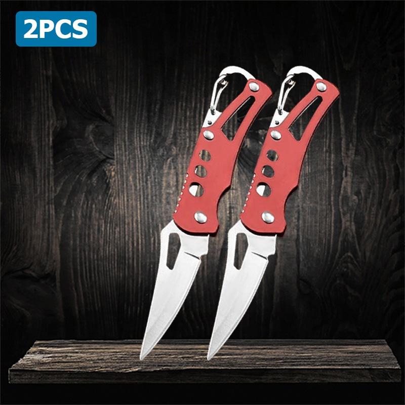 WXCOO Fruit Folding Knife Non-slip handle Kitchen Knife for Cooking Tools Multifunctional Fruit Pocket Knife Meat Cleaver