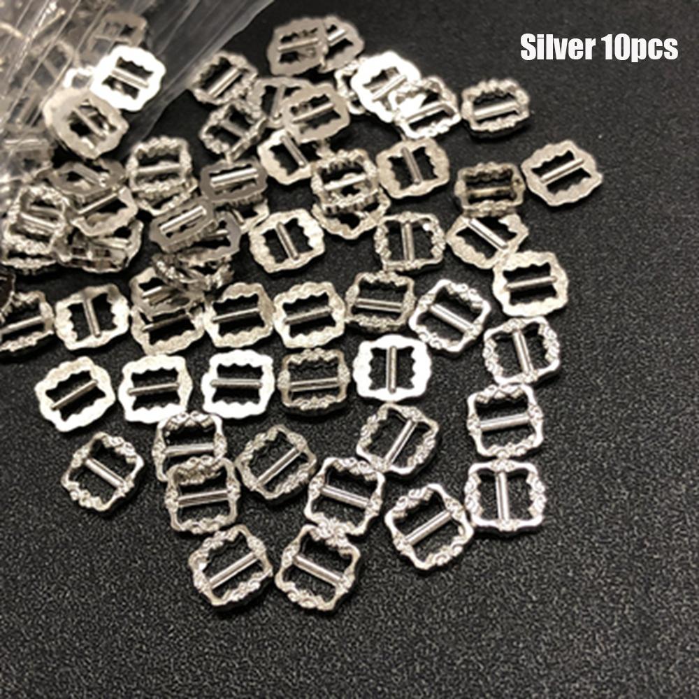 

20/40Pcs Small Ultra-Small Tri-Glide Pattern Belt Buckle Doll Bags Buckles Diy Doll Buttons Shoes Clothes Craft Accessories 6*6Mm