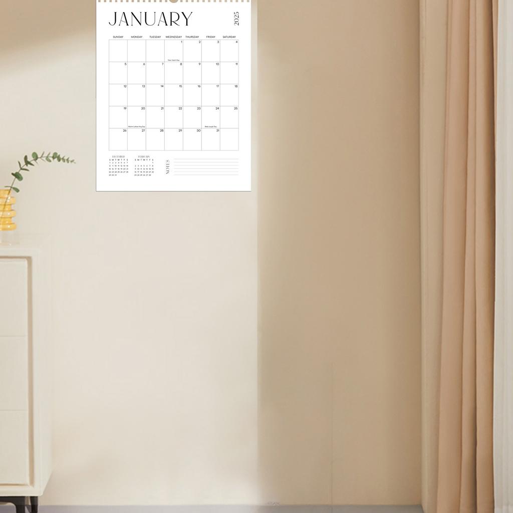 Kalendārs 2025-2026 - 2025 Galda kalendārs Liels, Galda kalendārs, Mazs Galda kalendārs 2025-2026,