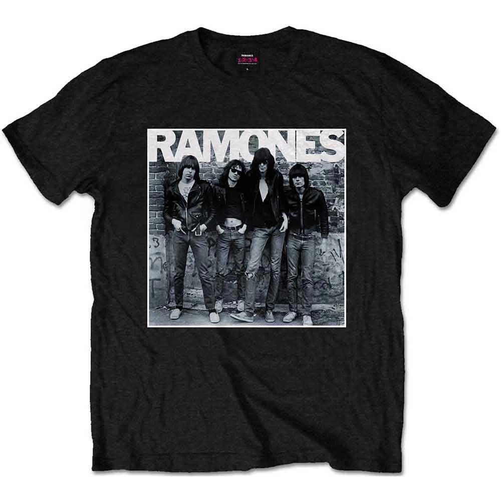 Ramones T Shirt 1st Album Cover Band Logo new Official Mens Black XL