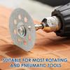 22mm Diamond Cutting Wheel Disc Set Grinding Circular Saw Blade Metal Cut Off Abrasive Tools for Dremel Rotary Tool with Mandrel