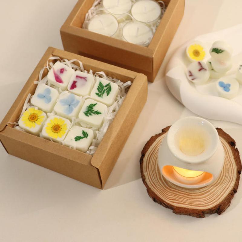 Versatile 10Pcs Clear Wax Melt Containers 6/4-Cavity Efficient For Beginners And Experts Customized Candle Making