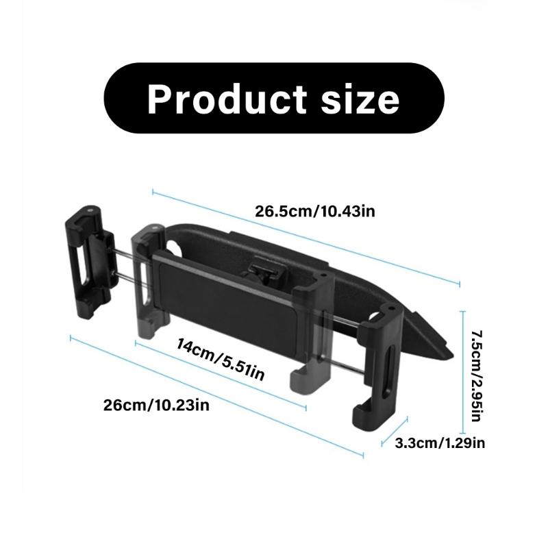 Headrest Backseat Mount, Adjustable Car Backseat Headrest Tablet/Phone Holder for Model 3 Y Car Accessories