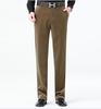 2025 Autumn Men's Corduroy Business Casual Mid-Rise Straight-Leg Pants