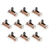 Toggle Switch Latching Slide Control 4 Pin 1P3T, [for Electronic Projects] - 6mm/50 Pcs