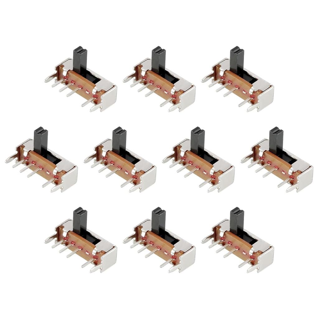 Toggle Switch Latching Slide Control 4 Pin 1P3T, [for Electronic Projects] - 6mm/50 Pcs