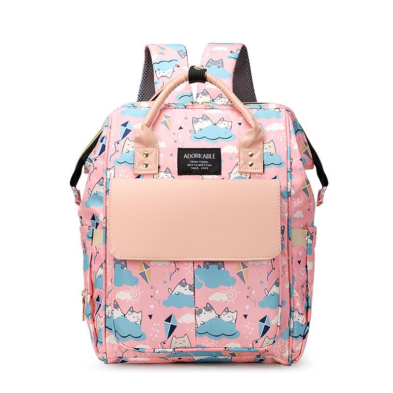 Schoolbag Mommy bag Maternal and infant bag Bao Ma takes the baby out backpack Casual backpack Large capacity Pregnancy and labor portable backpack