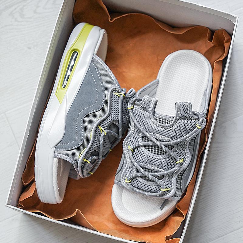 Мода Новый Стиль Мужские Сандалии Уличные Мужские Платформа Спортивные Повседневные — фото 5