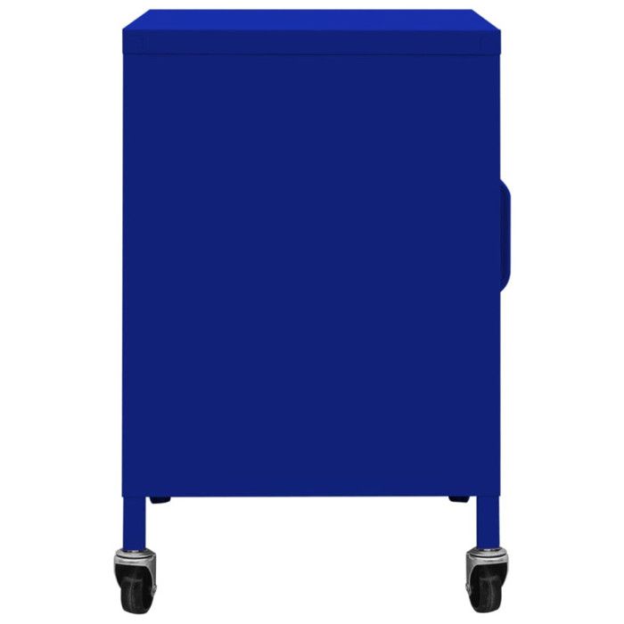 VidaXL Storage Cabinet Navy Blue 60x35x56 Cm Steel 336262