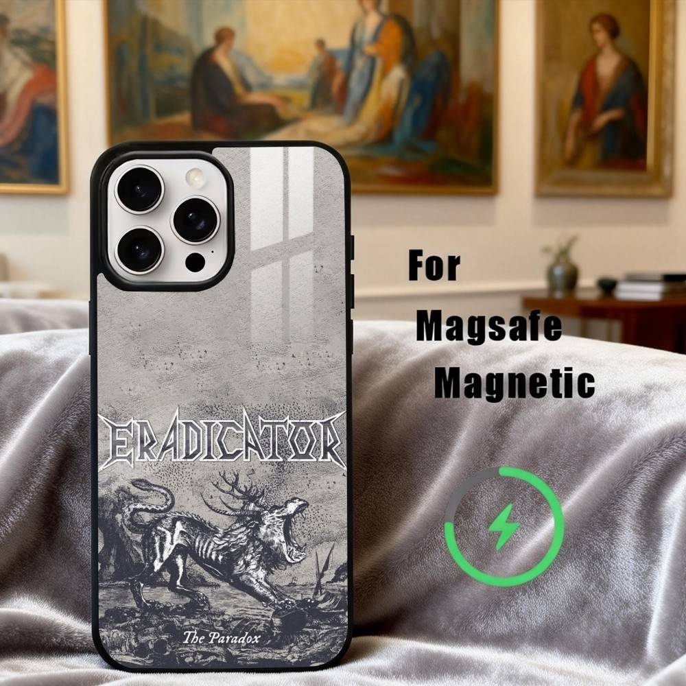 Punk T-The P-Paradox Band Phone Case For iPhone17,16,15,14,13,12,11 Plus,Pro Max Magnetic For Magsafe Wireless Charging