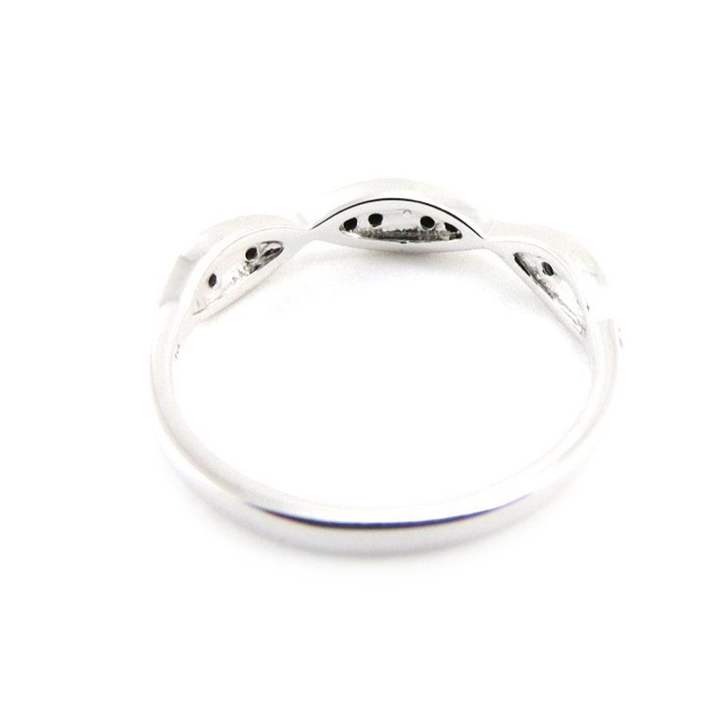 Silvervigselring 'Romy' Svart silver (rhodiumpläterad) - 3 mm