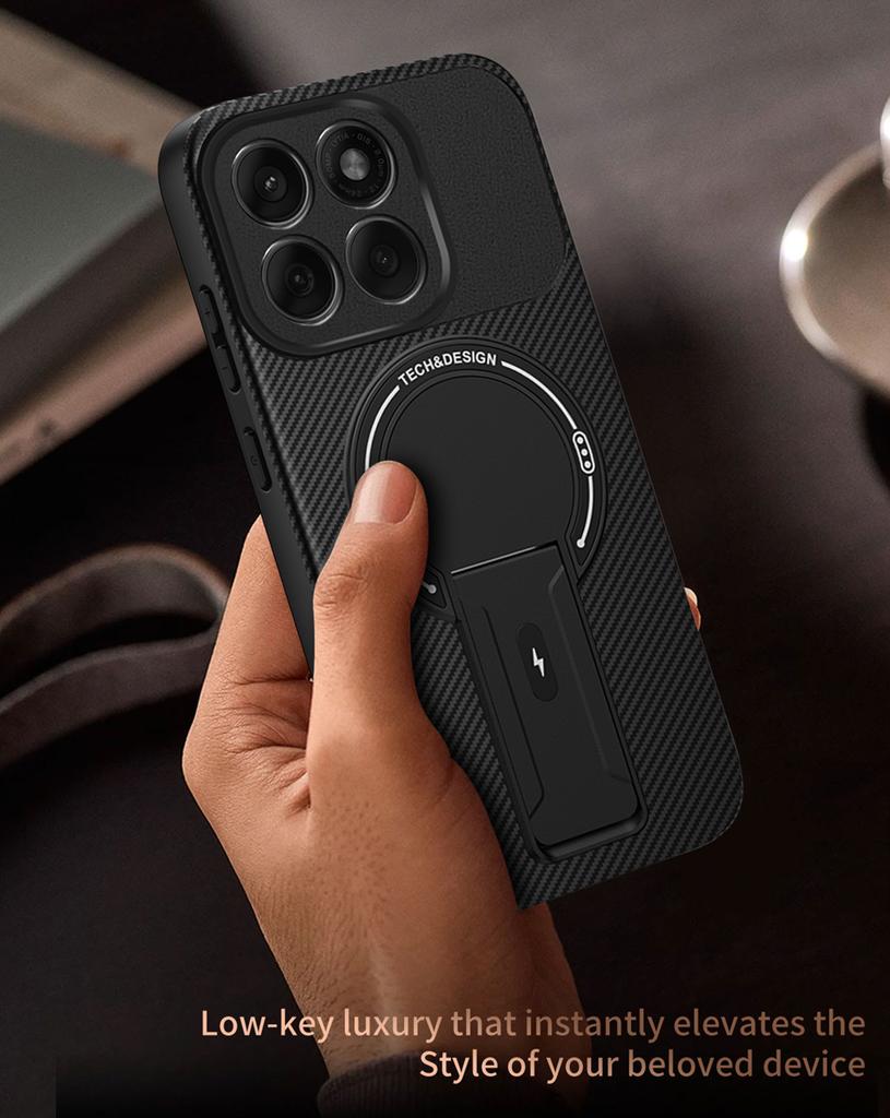 For Motorola Moto Edge 60 Pro 5G Case Luxury Armor Magsafe Magnetic Wireless Charge Case For Moto Edge60 Pro Magnetic Ring Cover