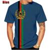Summer Style Afghanistan Flag 3D Printing T-shirt Men's And Women's Clothing O Neck Short Sleeve Tops Streetwear T Shirt Tee