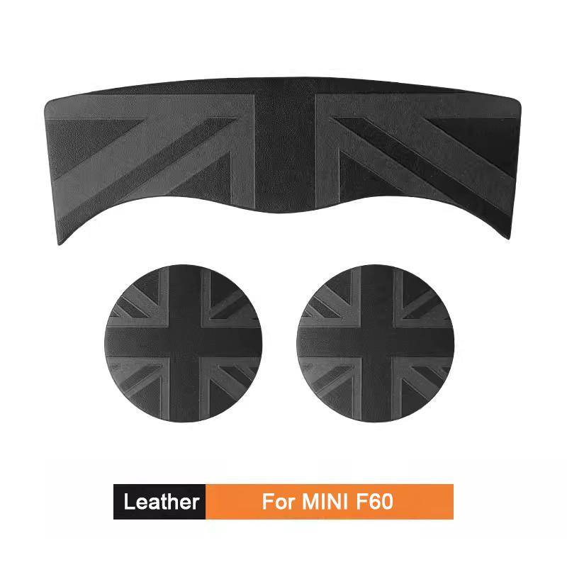 3 szt. Podkładka pod kubek do samochodu, antypoślizgowa, skórzana podkładka, mata-uchwyt na kubek z wodą dla MINI Cooper F54 F55 F56 F57 F60 Countryman Clubman Akcesoria