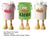 Cartoon Pen Holder Large Capacity Cute Simple Retro Storage Bucket for Student Desk Office