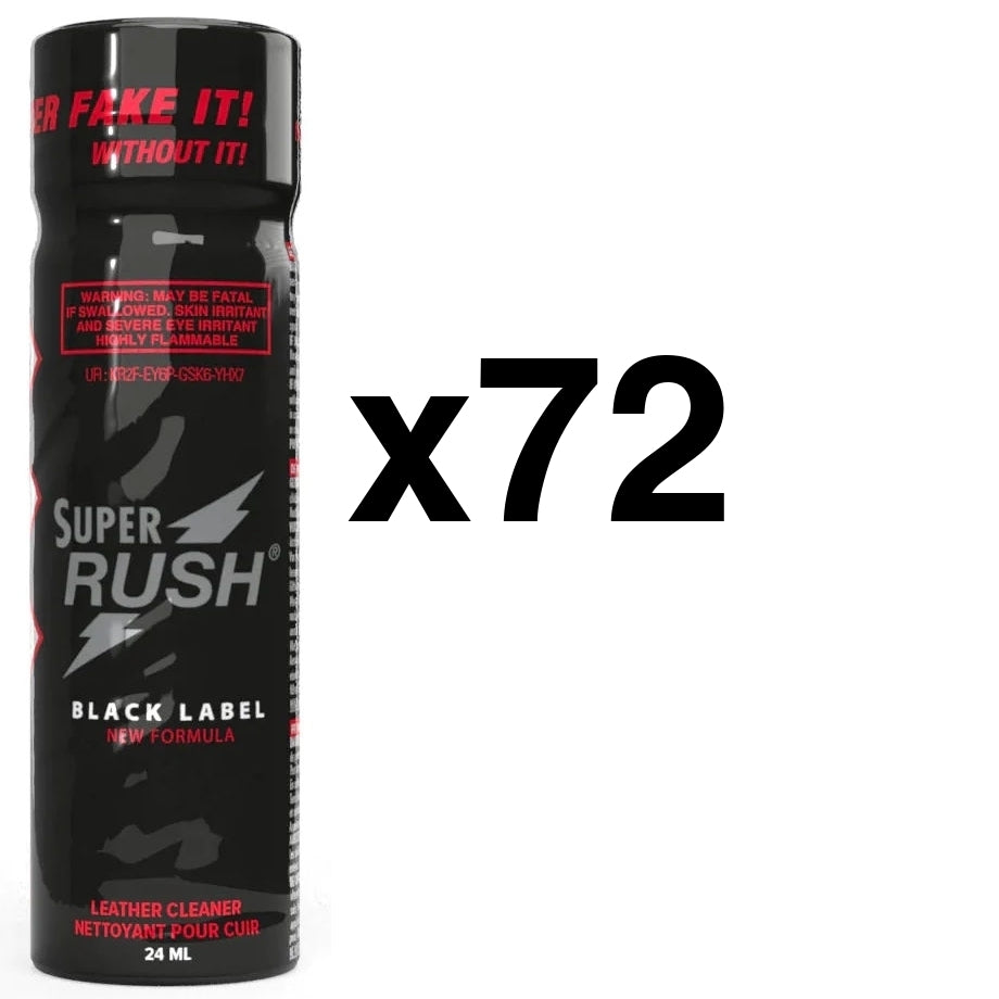 SUPER RUSH BLACK LABEL Tall 24ml x72 - BGP Leather Cleaner - LC Packs