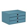 Rössler S.o.h.o Storage Drawer. A4, 3-compartment Denim - 1524452153