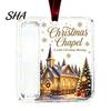 Transparent Acrylic Gift Ornament Christmas Money Holder Ornament, Cash Hanging Decor with Stocking Stuffer for Festive Pattern, Tree Pendant Surprise