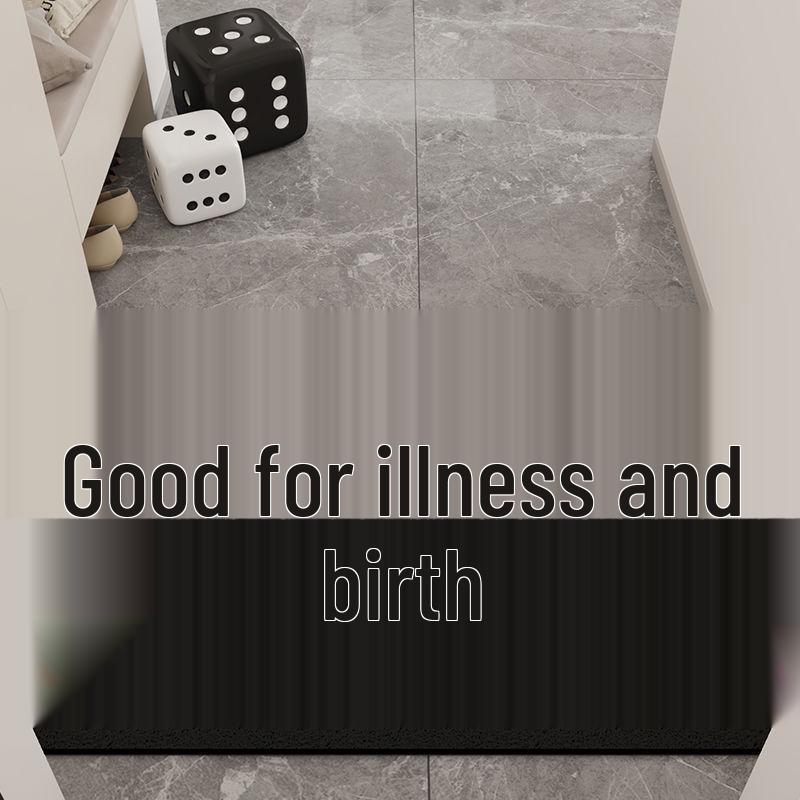 Festive Anti-Slip Entrance Floor Mat - Dirt-Resistant Coil Design for Home Doorways and Foyers