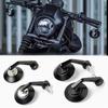 7/8" 22mm Retro Motorcycle Round Side Mirror Cafe Racer Parts Motorcycle Side Mirror Bar End Motorbike for Kawasaki for Honda