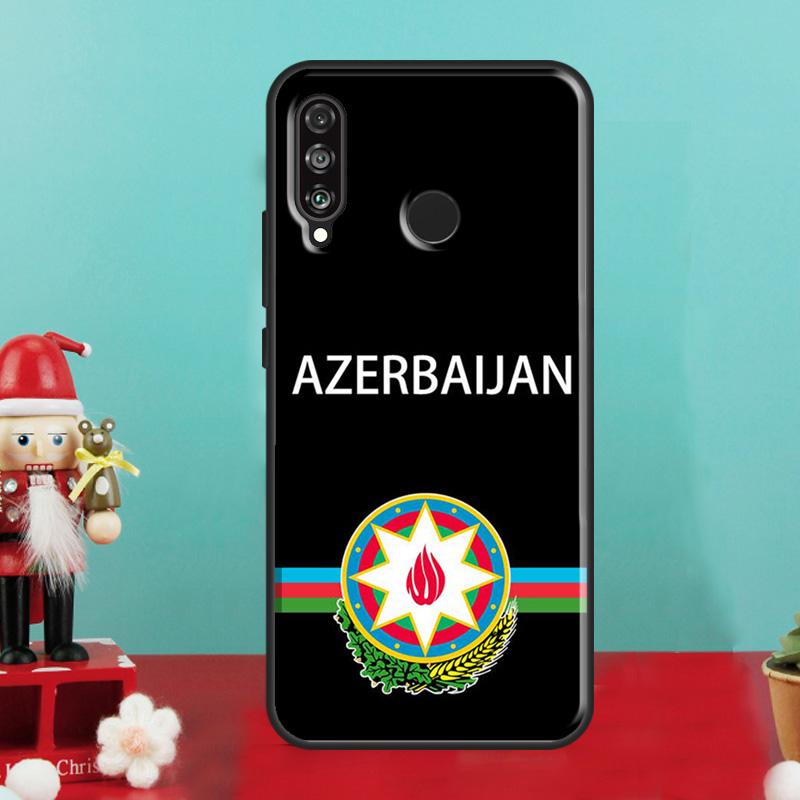 Azerbaijan Flag Coat of Arms For Huawei Nova 10 9 SE 12i 12s 11i 8i Y90 Y60 Y70 Y72 Y73 Y61 Y91 P30 P40 Lite P60 Pro Case