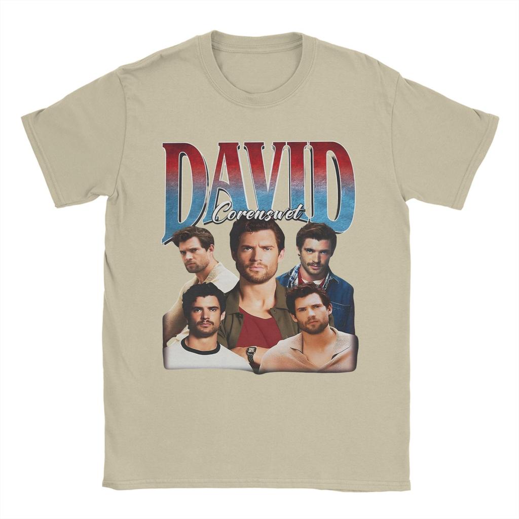 David Corenswet Collage T Shirts for Unisex Pure Cotton Leisure TShirts Round Neck  Tees Short Sleeve Clothing Gift Idea