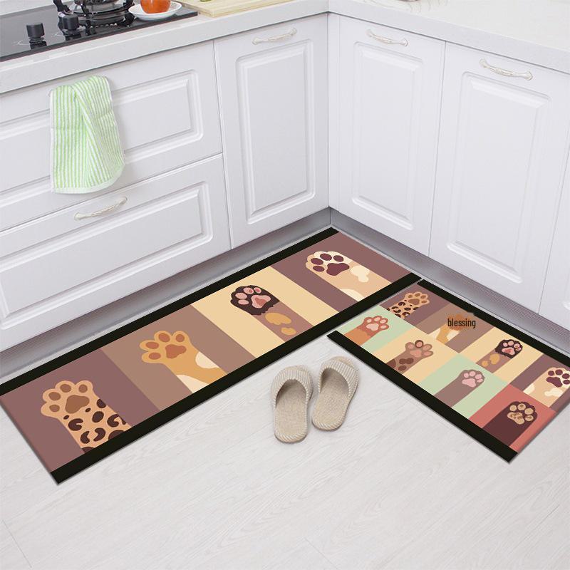Absorbent Non-Slip Kitchen & Bathroom Floor Mat - Long Strip for Entrance, Bedroom, or Home Use