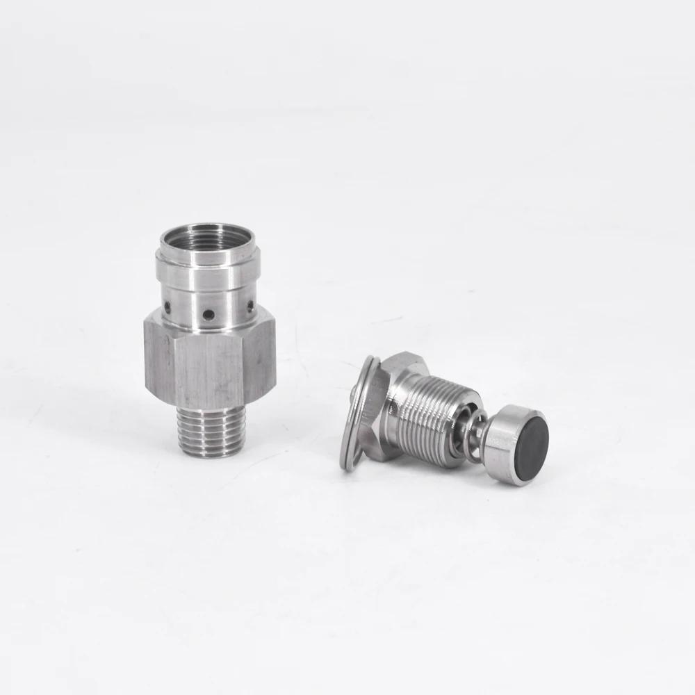 0.1/0.2/0.3 Mpa 1/4" NPT SUS304 Sanitary Adjustable Air Release Pressure Relief Safety Valve Exhaust Homebrew Compressor