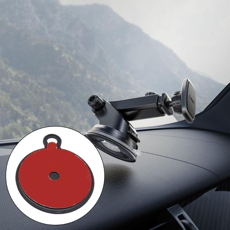 Strong Adhesive Car Dashboard Pad With 75mm/95mm Mounting Disk For Suction Cup Phone Holder Stand And Navigation Devices
