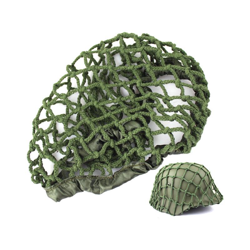 Handmade Army Green Camouflage Net Cover for M1/M35/M88 Helmets