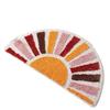 Ins Style Semicircle Rainbow Imitation Cashmere Quick-Drying Bathroom Foot Mat