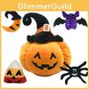 Halloween Pumpkin Plush Toy Sofa Throw Pillowcase Home Decor Bat Spider Rice Ball