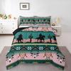 Erosebridal Western Aztec Comforter Set King Size, Boho Farmhouse Bedding Set for Kids Boys Teens Ethnic Southwest Bull Skull Cow Quilt Amer