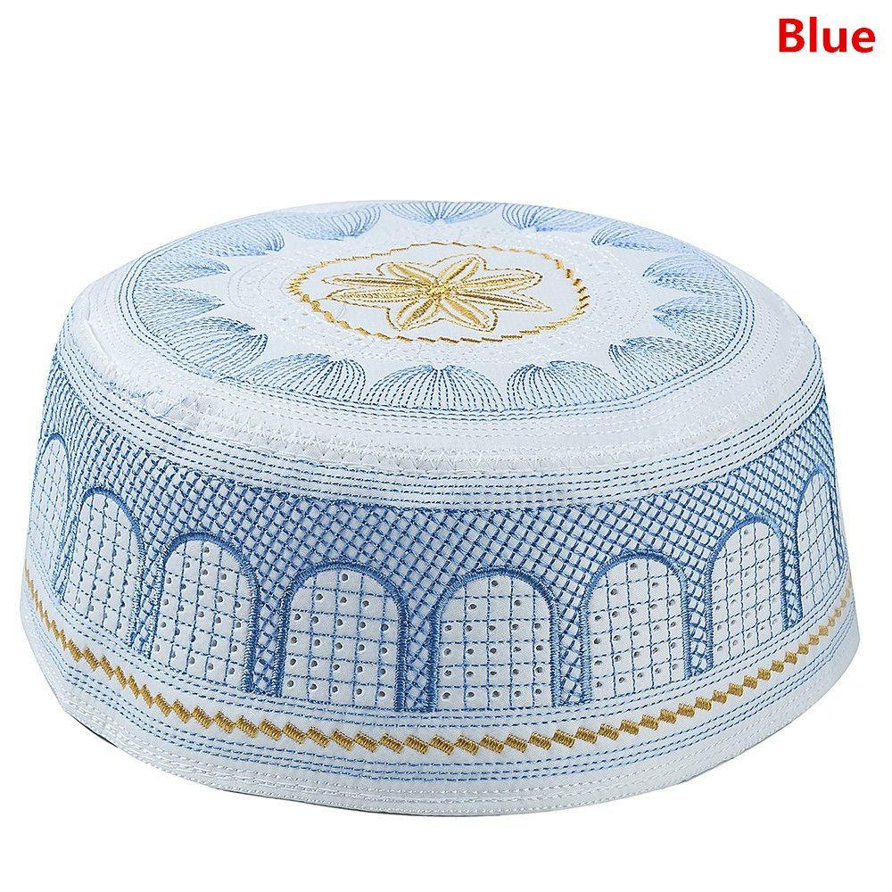 Fashion Cotton Saudi Arabian India Caps Musliman Turban Muslim Hat Prayer Hat